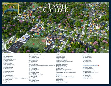 lasell university|lasell university map.